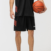 21500204 针织训练透气复古比赛短裤 运动男士 001 安德玛正品