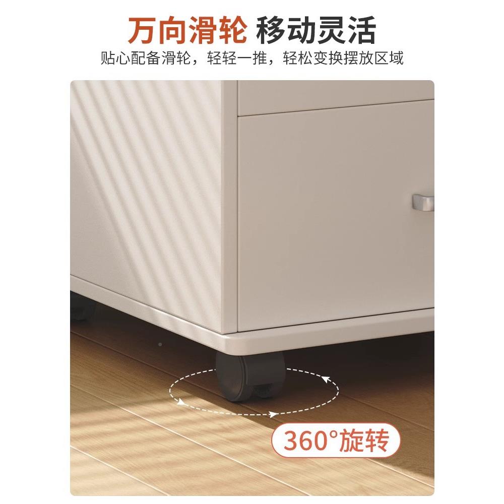 文件柜资柜储物料柜办桌公边柜办公室置物收柜P106D-24木质矮柜带