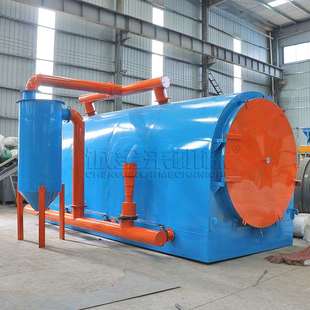 农村办厂创业项目 橡胶木炭机 500斤高温原木制炭机 青冈木碳化炉