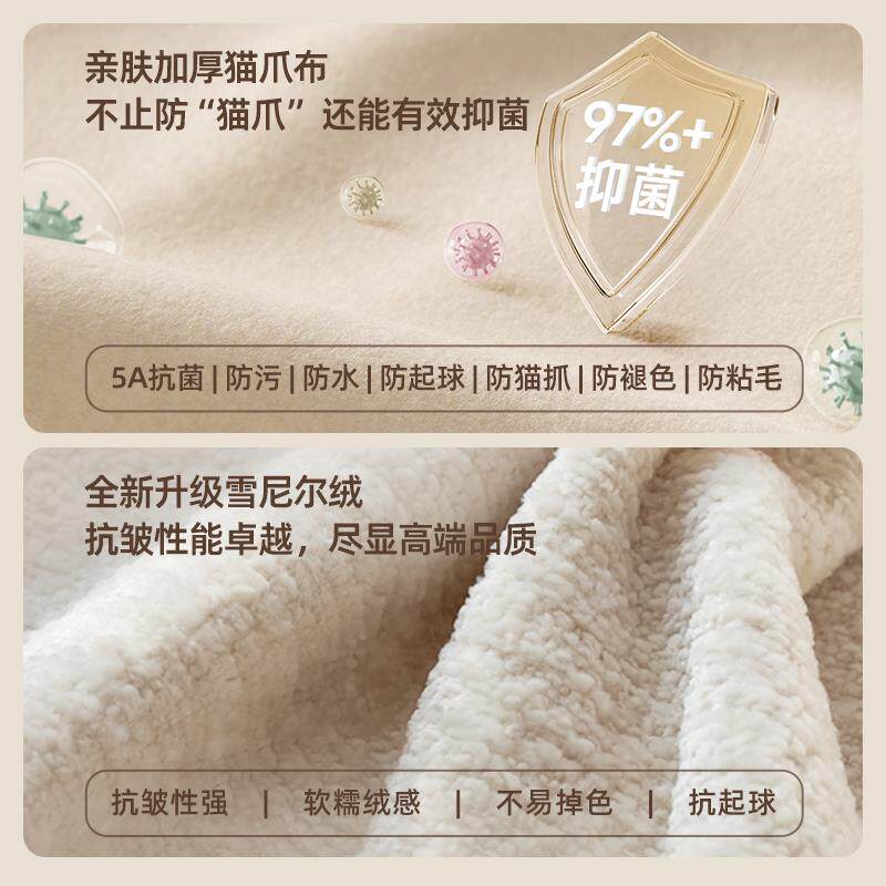 法式奶油风床女孩主卧双人床小户型古网款布艺床储红7208物中高箱