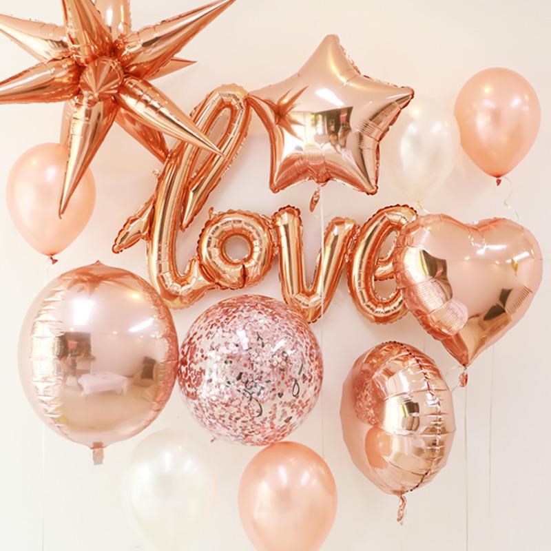 12pcs Explosion Star Balloons BirtEhday Party Opening Ceremo