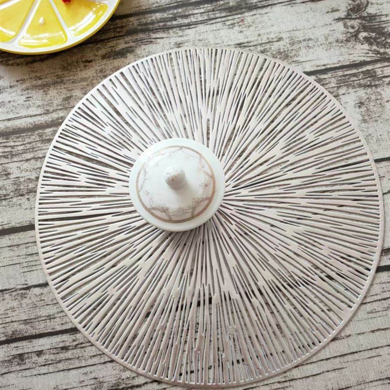 Round Coaster Insulation Table MCats Pads Plastic Table Plac
