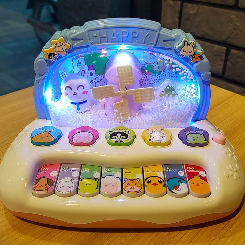 儿童音乐琴0-1-3岁婴幼儿早教益智宝宝电子琴6-12月玩具男女孩2-4