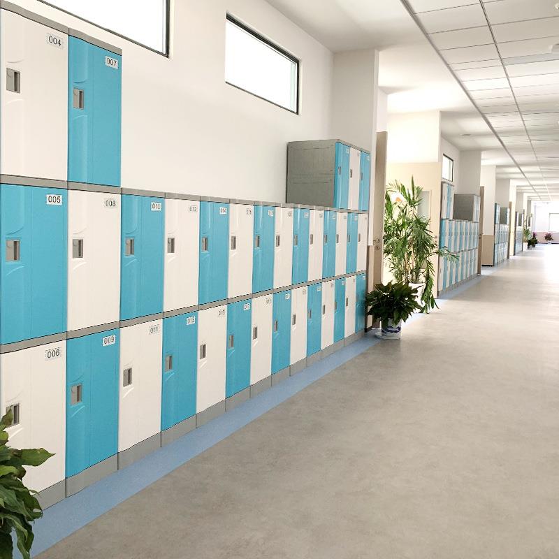 办公室文件柜彩校色学学书包柜ab学校组合s生塑衣料健身房更柜组