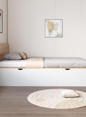 储物人床1MPFS46155高箱纳简约板式床出租多功屋能小床侧翻单气收