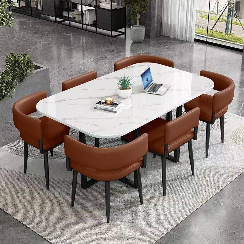 岩板轻奢可收家纳餐桌椅组合小小户JOE型现代简桌约用餐桌圆形饭