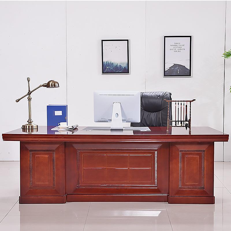 油漆板大PFD班台写字办公裁台经理式总办公桌多规格含活动柜电脑