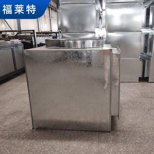 排风管道降噪消声静压箱 不锈钢镀锌钢板消声器静压箱设备复合式