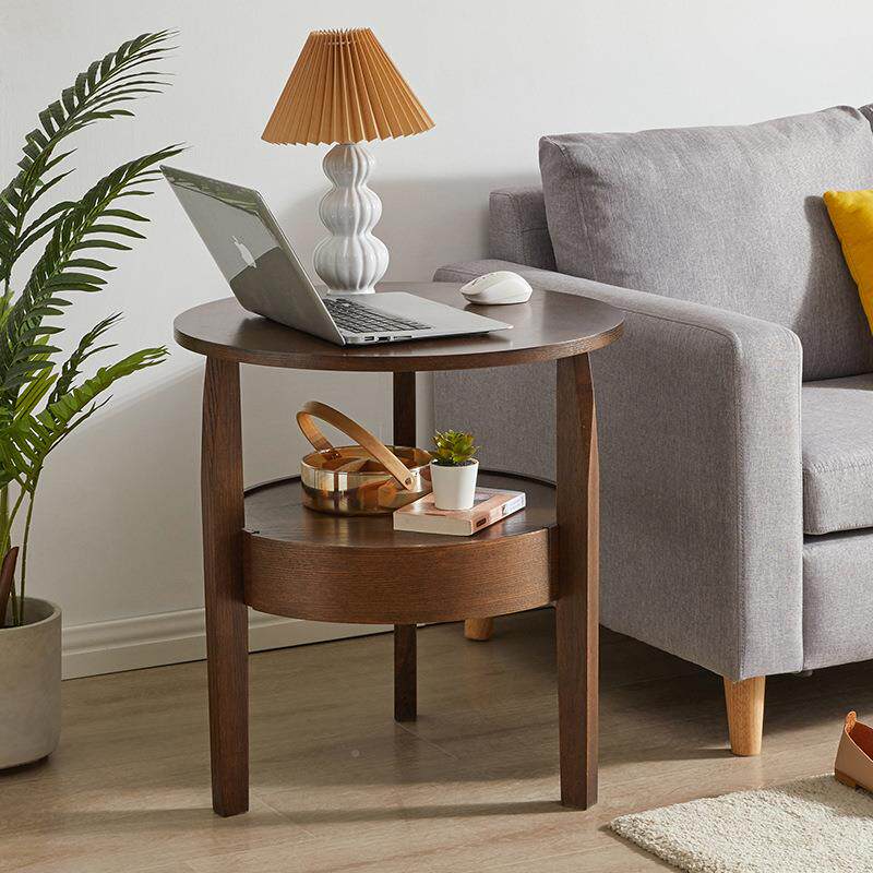 家逸几实木边桌QDB几简约客厅边几小桌圆桌创意角小茶子