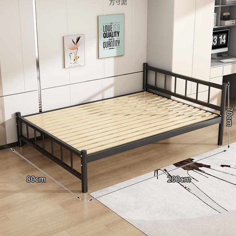 铁双人床现代家用铁架床宿舍单艺人房床网红出租铁床.2米宿1CZQ舍