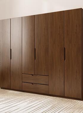 免安出租OHE房柜儿童收纳子组装实木衣柜家装用卧用室原木松木全