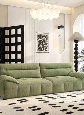 家厂直奶油风泡al12芙棉花小糖沙发户型客厅出租房简约现代网销红