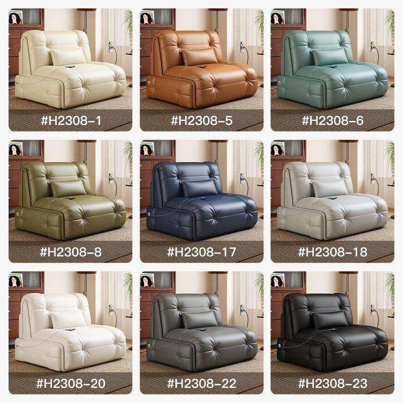 伸缩电动折叠沙发体床沙985一单人小发户型厅书房两用多客功能可