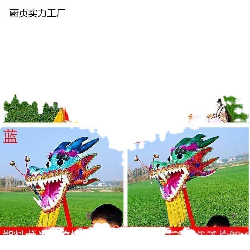 舞龙道舞布龙龙ZTG头儿童龙灯整套狮耍龙儿幼园小学生舞台表具演