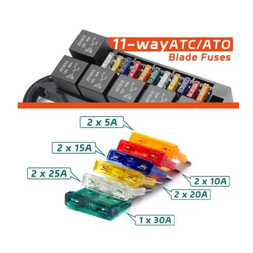 1v2O-AMG2411路汽车预接线保险丝继电器A盒车辆汽车船舶TC/AT保险