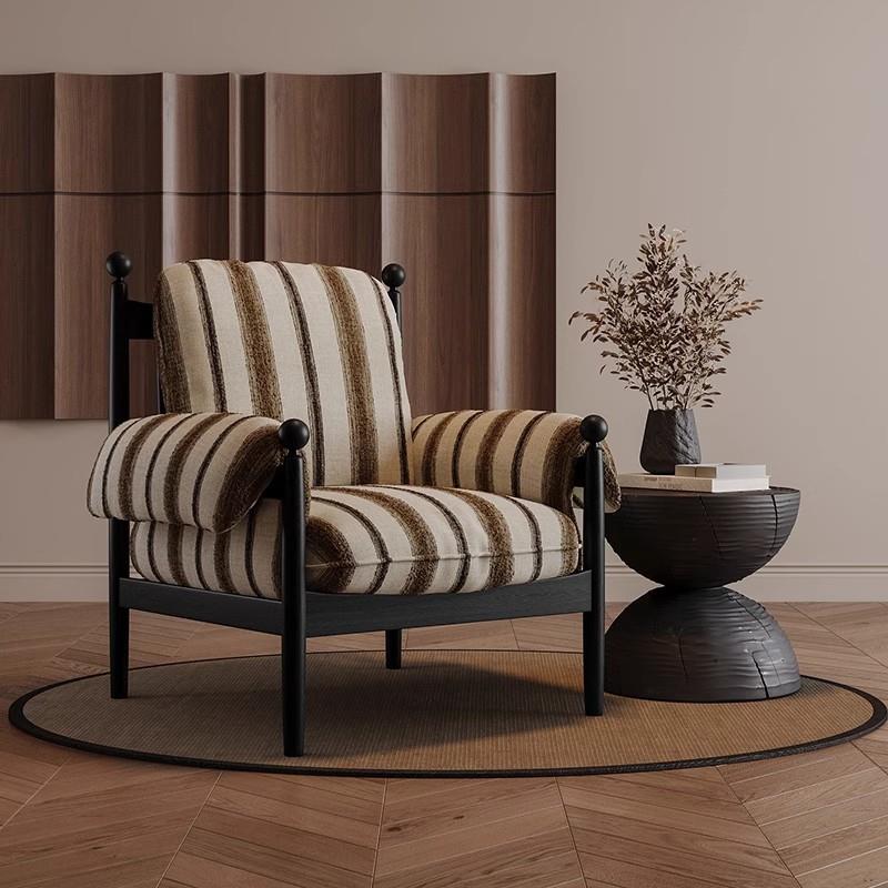 古法式赤乌椅SRK实木沙椅设计师靠发人沙发椅复中古椅风休闲懒人