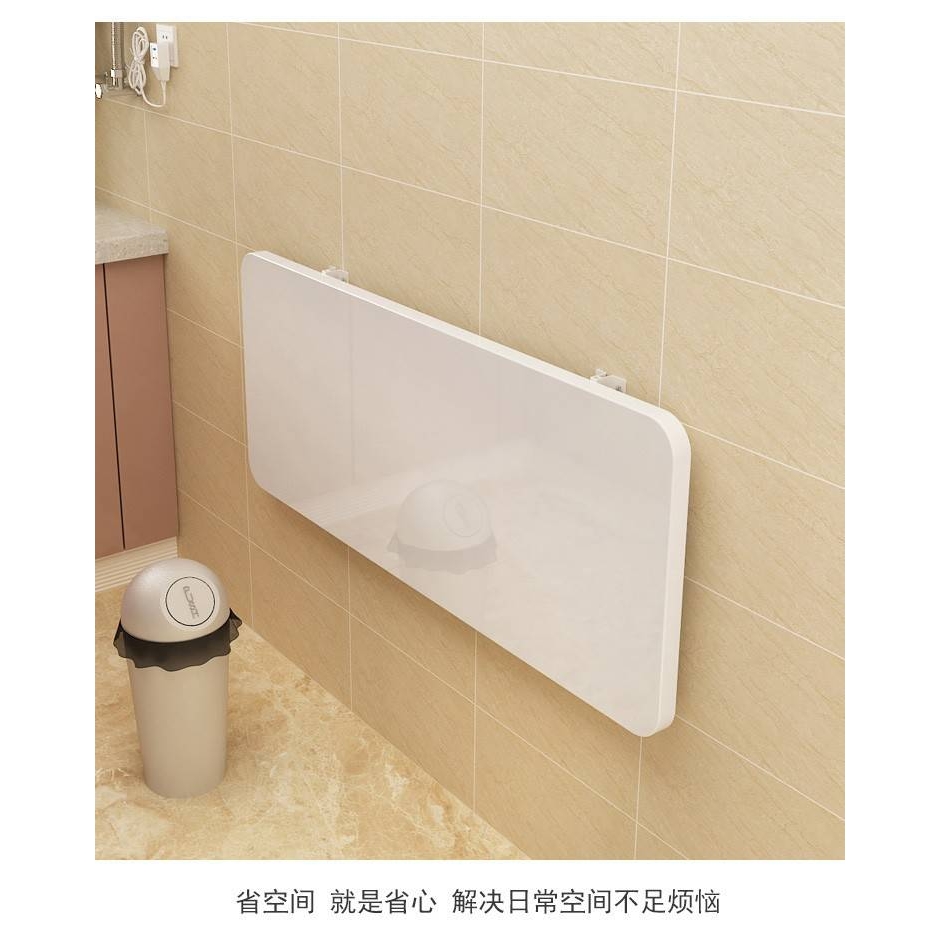 壁挂折叠桌简易墙上桌子家用厨房挂墙桌出租房用多功能可折叠餐桌