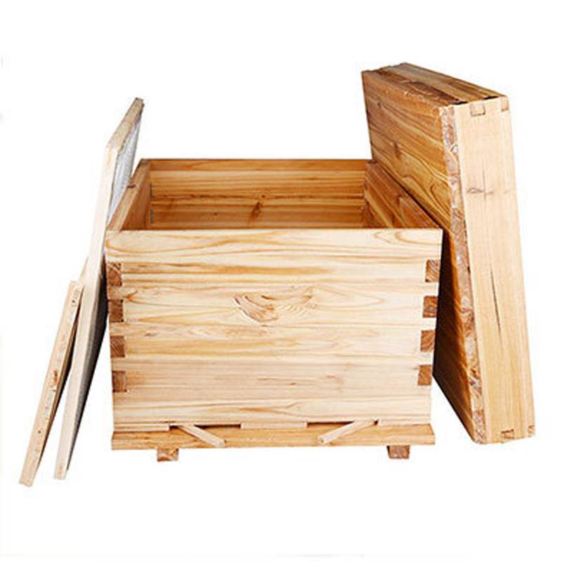 标准朗式煮蜡蜂箱 十框双层杉木中蜂意蜂标准蜂箱 蜜蜂箱