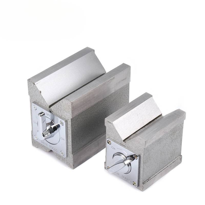 开关式磁力座磁铁磁性底座线切割磁性表座V型三角台V型块