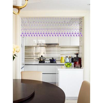 帘水晶隔断帘门帘客厅隔断挂餐珠厅阳台家用ESZ60477窗帘装饰帘帘