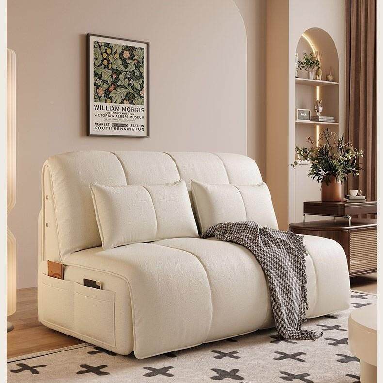 轻奢智能语70815315功音电动沙发床折叠用多单两双人小户型客厅轻