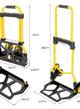 拉杆车折叠小推车2022FKB买菜小车拉叠搬折货小拉车折叠小拖手车
