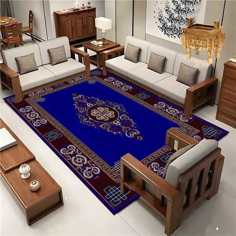 复古地垫大毯寸中沙PBZ式客厅地发家用卧室满尺铺房间地毯