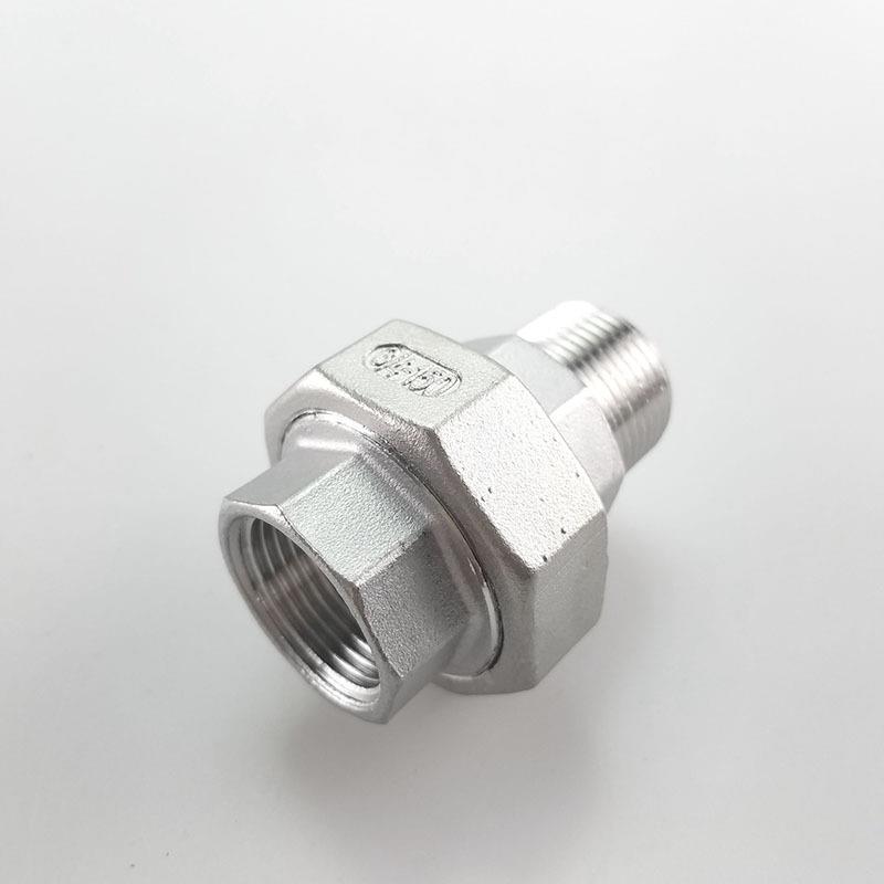 不3OVA04钢内外丝活接由任316精铸六角螺纹牙油锈拧活节油任丝扣