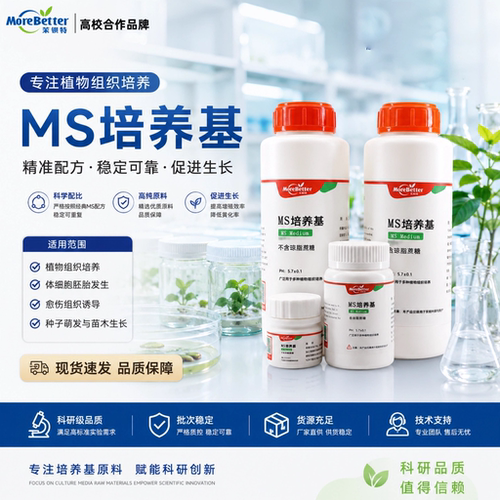 茉钡特生物 ms培养基植物组培细胞培养干粉养基b5 n6 WPM营养基质