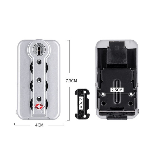适用于rimowa/日默瓦铝框拉杆箱维修配件TSA006密码锁海关锁