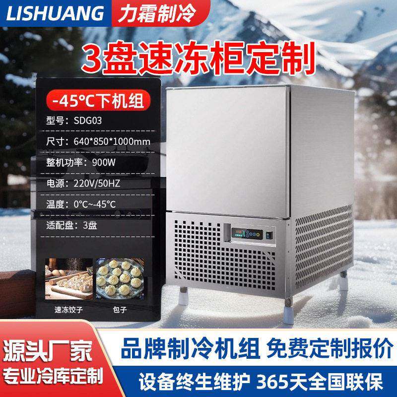 冰箱速冻柜商用榴莲海鲜包子饺子速冻机速冻急冻锁鲜全自动食品级