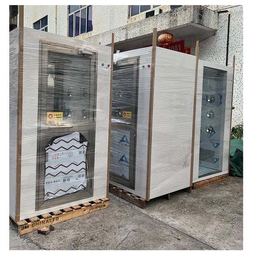 厂家现货直供双人双吹不锈钢风淋室净化车间通道不锈钢货淋室