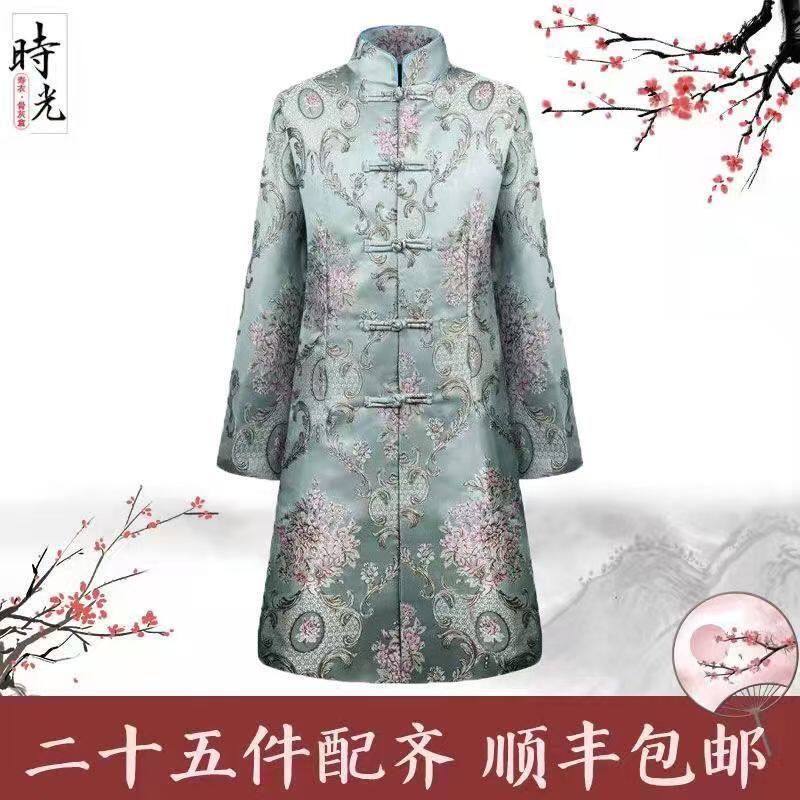 添福女款高档重工刺绣寿衣全套