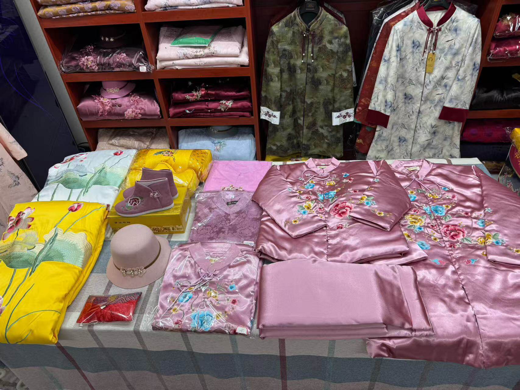 寿衣女七件套八件套九件套寿服真丝苏绣中老年冲喜百年服寿终全套