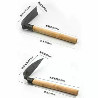 手工锻打园艺小锄头家用种菜神器种花栽苗挖药挖野菜三角形锄头