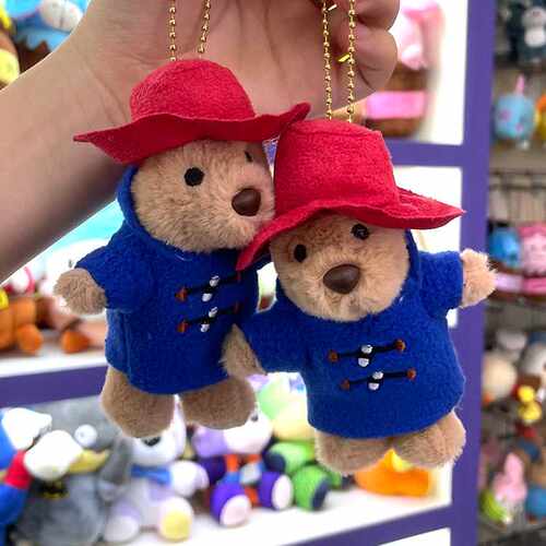 英国帕丁顿熊paddington小红帽电影原版小孩号毛绒玩偶挂件礼物