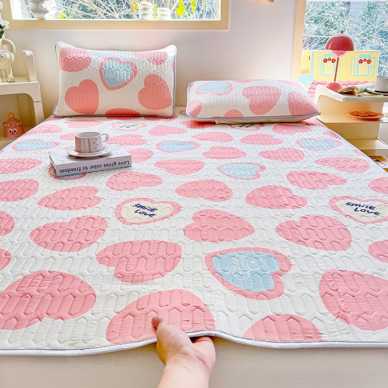 新款乳胶凉席三件套可水洗空调席冰丝凉XL