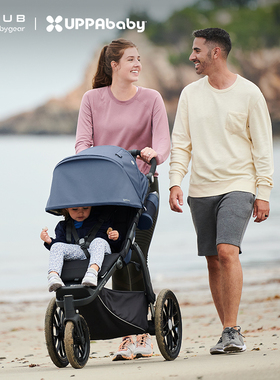 UPPAbaby Ridge高景观婴儿车可折叠三轮多地型推行慢跑婴儿车