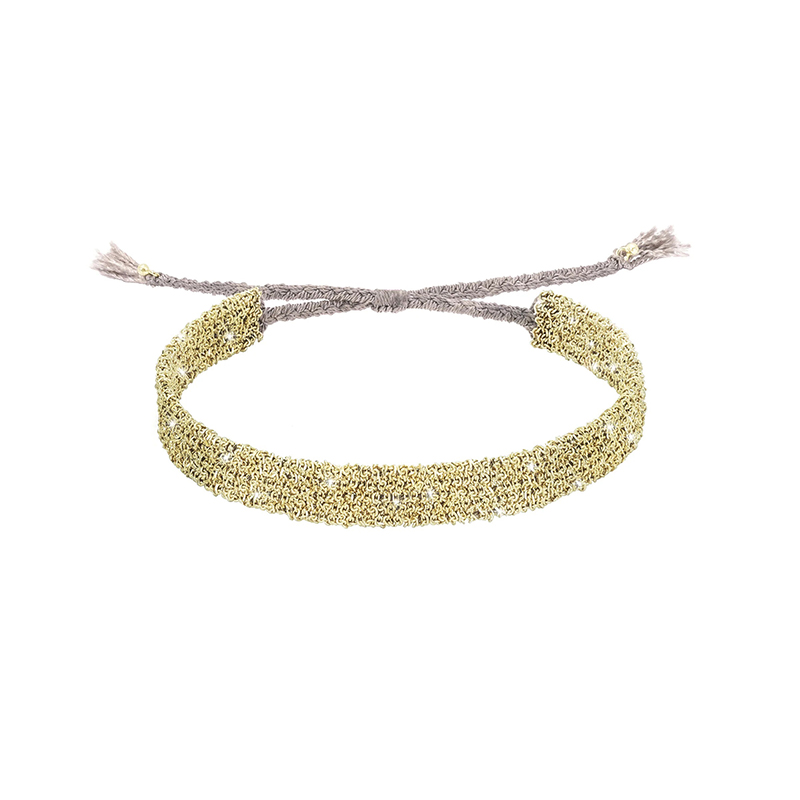 Marie Laure Chamorel · 818 金色 编织 手链［法国设计师］