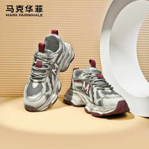 马克华菲2025新款老爹鞋男