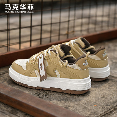 马克华菲男鞋2025新款夏季板鞋男