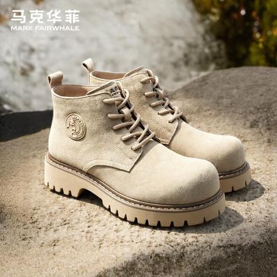马克华菲丁靴男2025新款男士皮靴