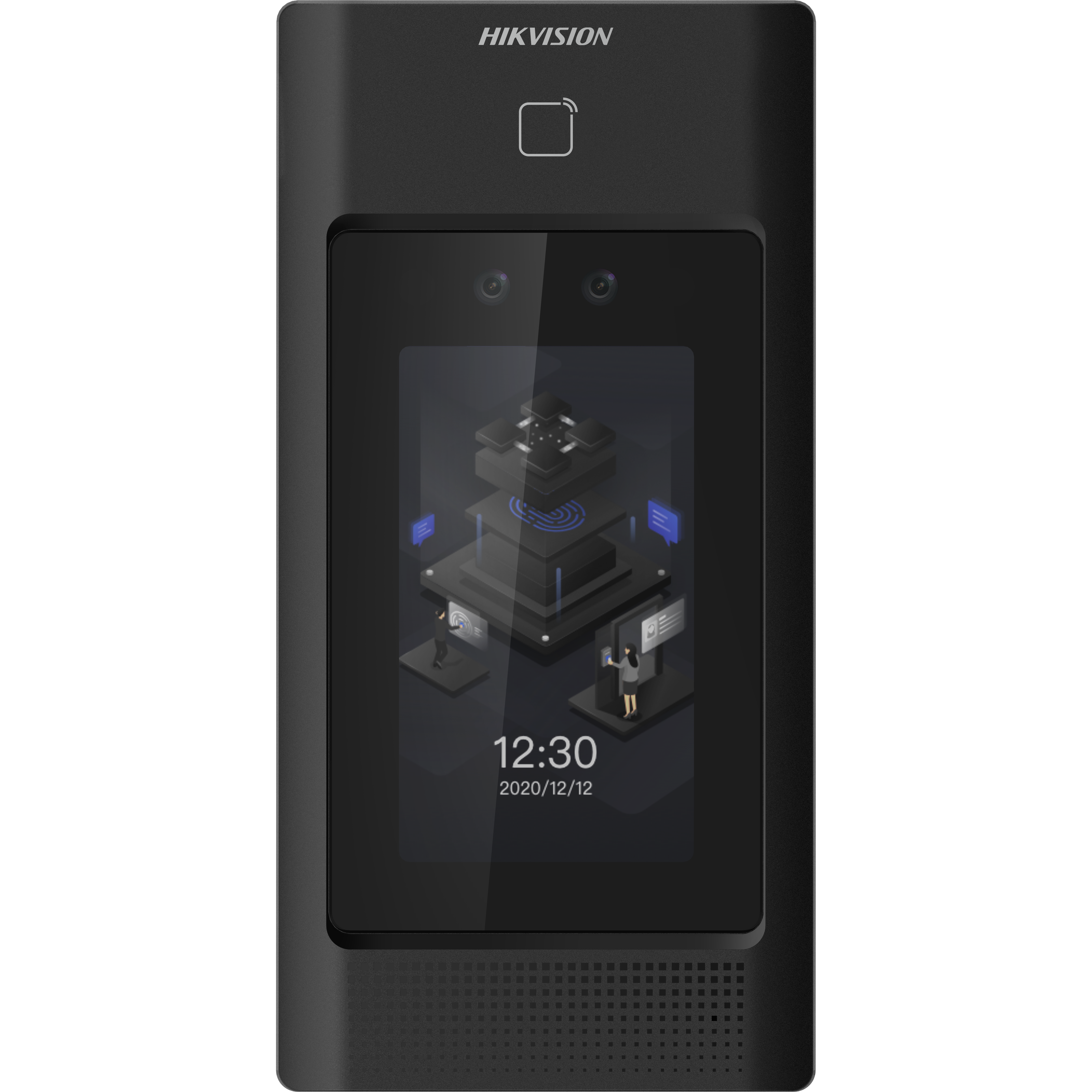 海康威视自带4G网络别墅人脸刷卡识别可视门禁楼宇对讲门禁设备