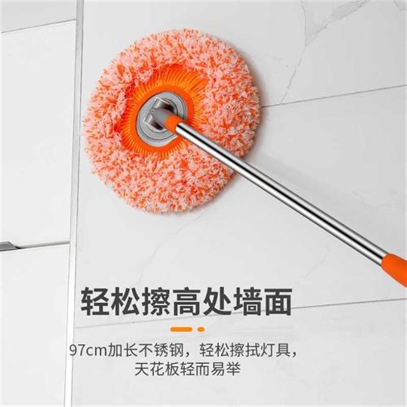拖把家用一拖净干湿两用拖布墩布B免手洗脱水拖把旋转懒人拖地王