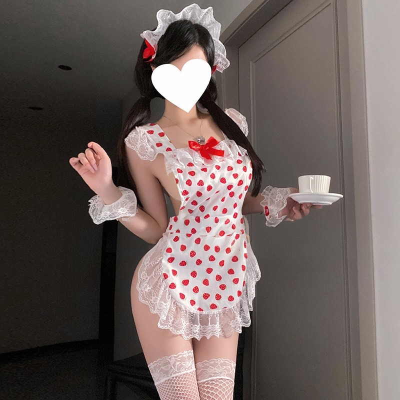 情趣内衣性感纯欲女仆围裙女佣角色扮演大尺度免拖制服诱惑套装