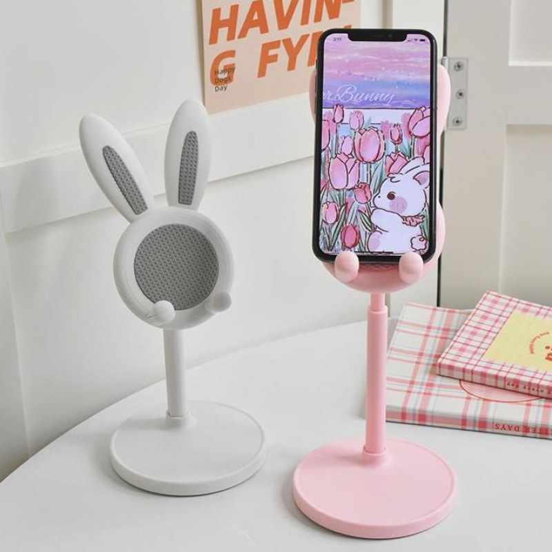 小兔子手机支架ins升降调节懒人追剧学生桌面自拍支撑架子便