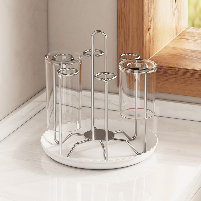 304不锈钢杯架台面沥水收纳架家用茶几倒挂架子饮水杯茶杯置物架,家庭/个人清洁工具,杯架,淘宝优惠券,粉丝福利购,淘宝优惠卷