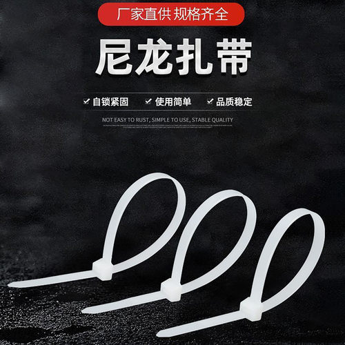 自锁式尼龙扎带强力束线带扎绳