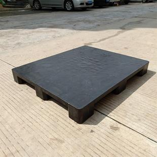 生产面蓝GPY新料防平色静电卡板加厚九脚型平面塑胶栈全板蓝色现