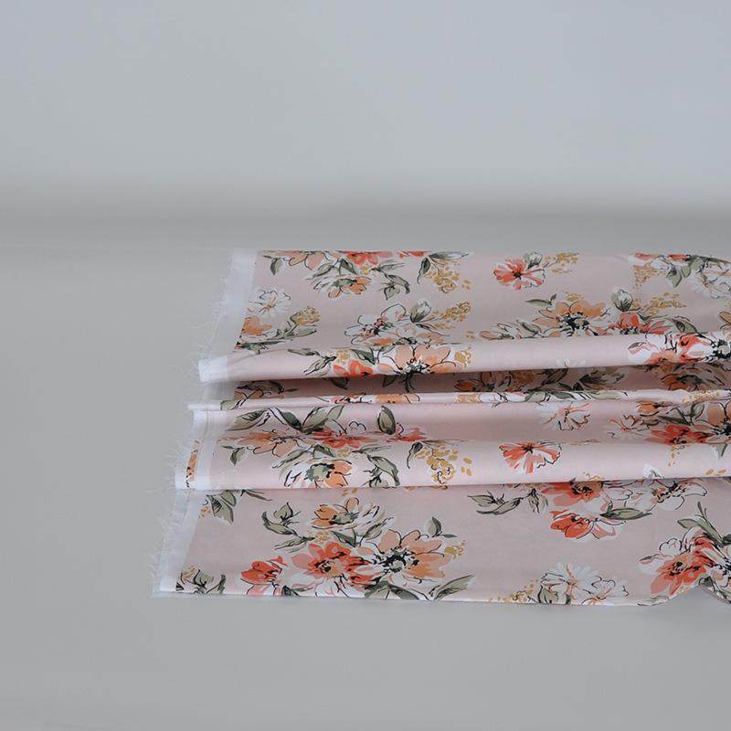 外贸80S400根高密度贡缎纯棉面料床品全棉布料特宽幅